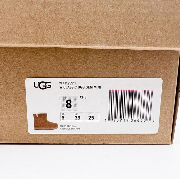 UGG W CLASSIC GEM MINI BOOT - Picture 14 of 16